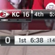 Top: NBC’s score bar during the Week 13 Denver-Kansas City game. Bottom: NBC’s score bar during last weekend’s Baltimore-Pittsburgh Wild Card game. (Comparison to scale.)